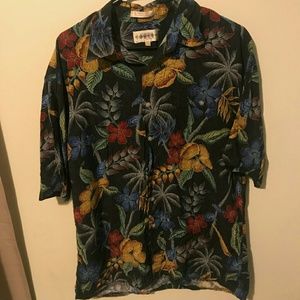 Campia Hawaiian Button Up Large